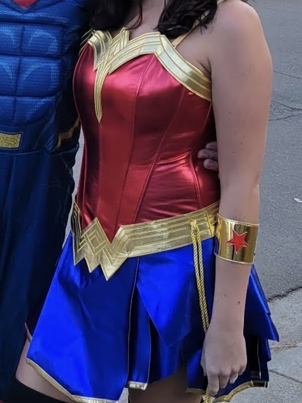 Wonder Woman Womens Costume - Red & Blue